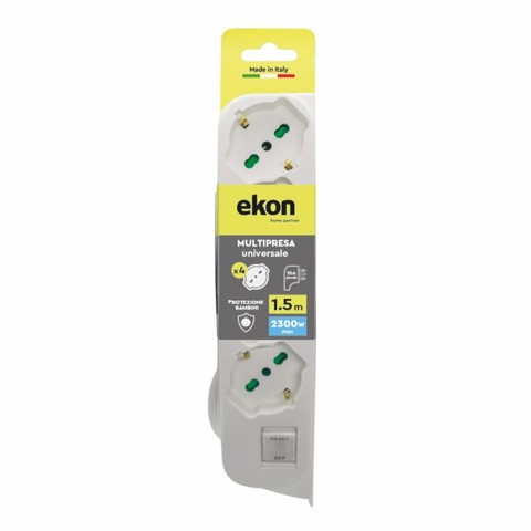 Ekon Multipresa con 4 prese bipasso italo-tedesche