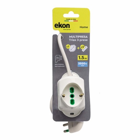Ekon Multipresa italo/tedesca e 2 prese italiane laterali