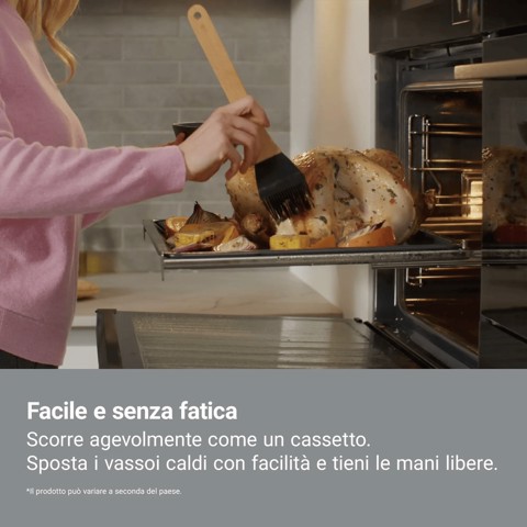 Electrolux Accessori Forno Guida Telescopica Per 2 Livelli Ad Estensione Parziale Per Forni Dotati Di Griglie Laterali All'Interno Della Cavità .Esclusi I Forni 100% Vapore E I Modelli Pirolitici. TR2LV