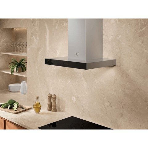 Electrolux Cappa Camino Decorativo T Shape Classe A 60 Cm LFT826X MADE IN EUROPE