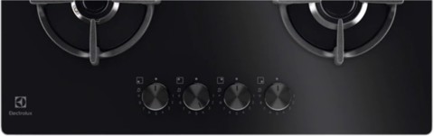 Electrolux EGG64272K piano cottura Nero Da incasso 60 cm Gas 4 Fornello(i)