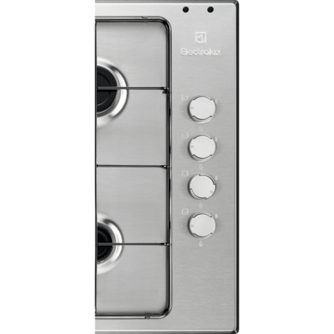 Electrolux EGS6404SX Acciaio inossidabile Da incasso Gas 4 Fornello(i)