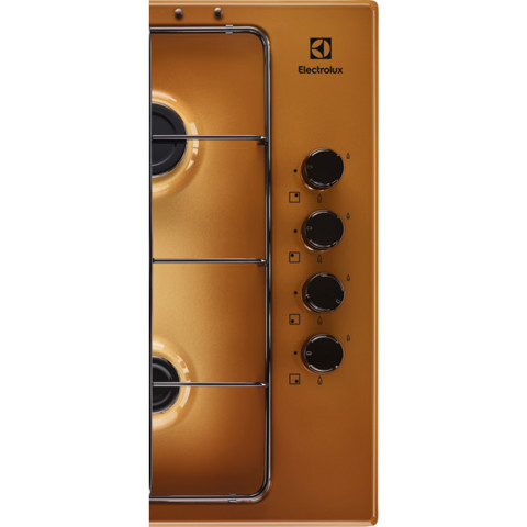 Electrolux EGS6414T piano cottura Ottone Da incasso Gas 4 Fornello(i)
