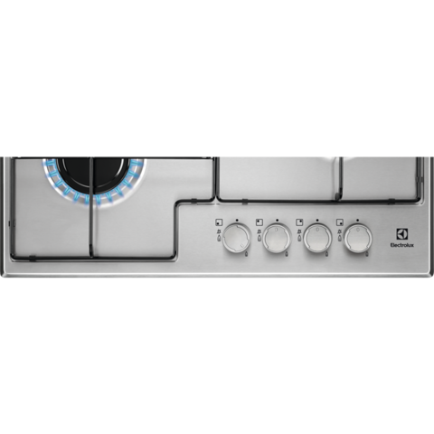 Electrolux EGS6424X piano cottura Acciaio inossidabile Da incasso Gas 4 Fornello(i)