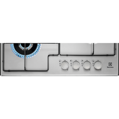 Electrolux EGS6434X piano cottura Acciaio inossidabile Da incasso Gas 4 Fornello(i)