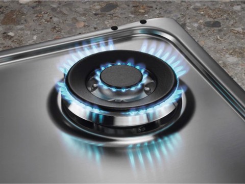 Electrolux EGS64362X piano cottura Acciaio inossidabile Superficie piana 59.5 cm Gas 4 Fornello(i)