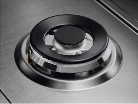 Electrolux EGS64362X piano cottura Acciaio inossidabile Superficie piana 59.5 cm Gas 4 Fornello(i)