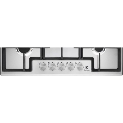Electrolux EGS75362X Acciaio inossidabile Da incasso 75 cm Gas 5 Fornello(i)