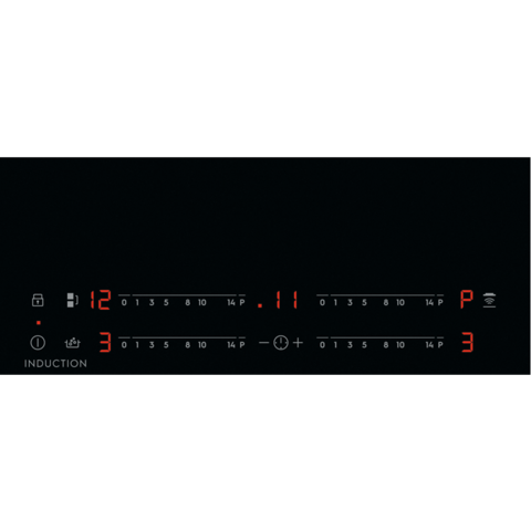 Electrolux EIS62449C Nero Da incasso 60 cm A induzione 4 Fornello(i)