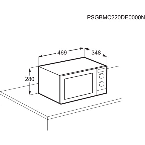 Electrolux EMZ725MMTI Forno a microonde a libera installazione 24 Litri
