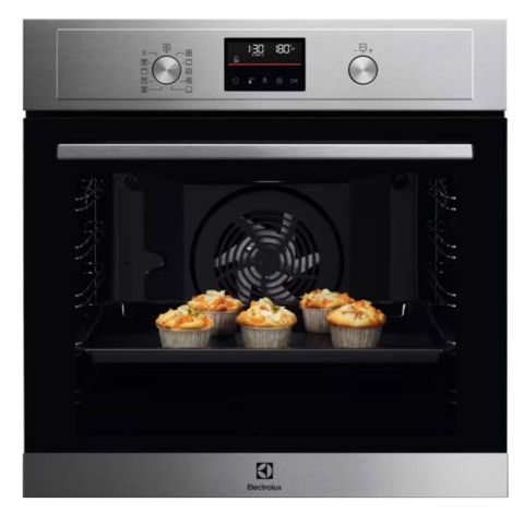 Electrolux EOD4P46TX forno 72 L Nero, Acciaio inox