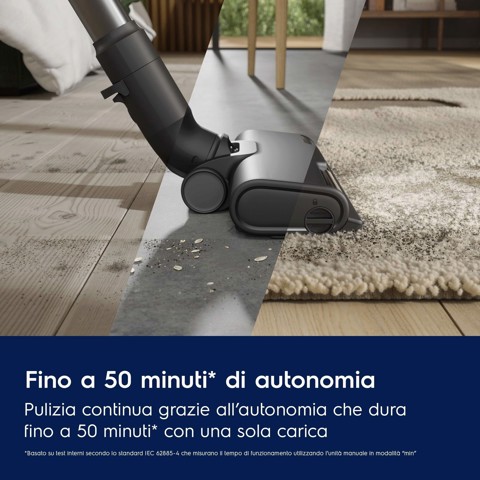 Electrolux EP61CB21OG Scopa senza filo Clean 600 50 min di autonomia