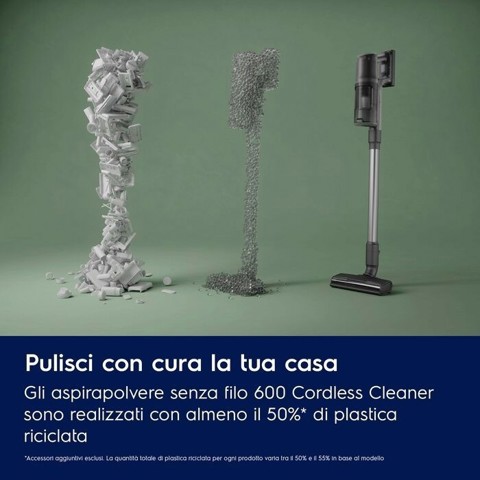 Electrolux EP61CB21OG Scopa senza filo Clean 600 50 min di autonomia