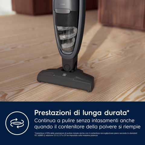 Electrolux ES52CB18DG Scopa senza filo Clean 500 45 min di autonomia
