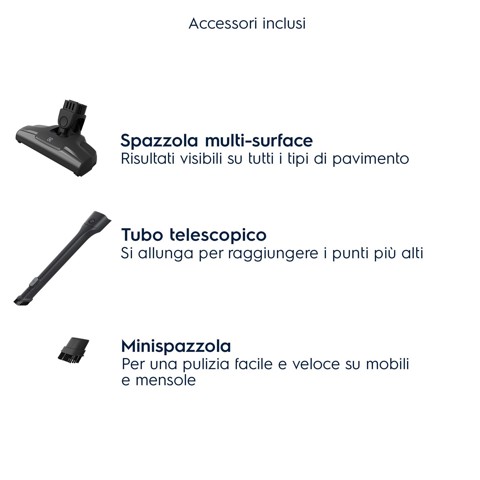 Electrolux ES52CB18DG Scopa senza filo Clean 500 45 min di autonomia