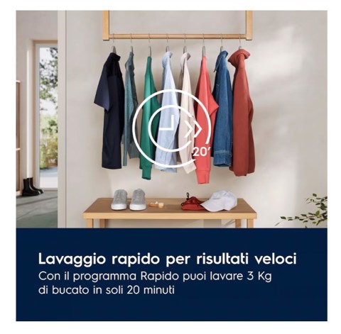 Electrolux EW6FR29G lavatrice Caricamento frontale 9 kg 1351 Giri/min Bianco