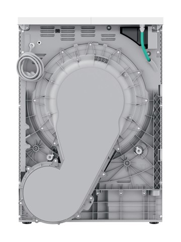 Electrolux EW6H1ZBG8C asciugatrice Libera installazione Caricamento frontale 8 kg Bianco, Nero