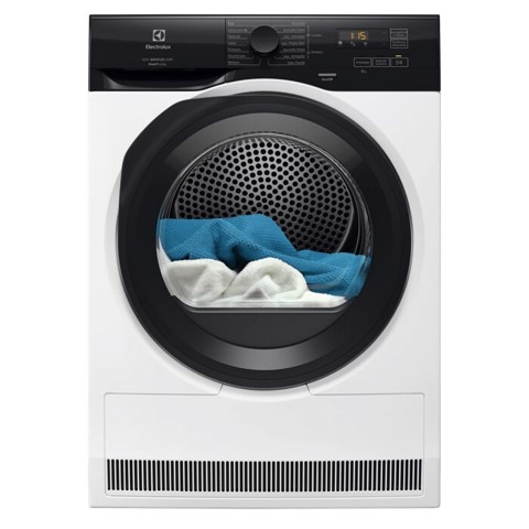 Electrolux EW6H1ZBG9C asciugatrice Libera installazione Caricamento frontale 9 kg Bianco, Nero