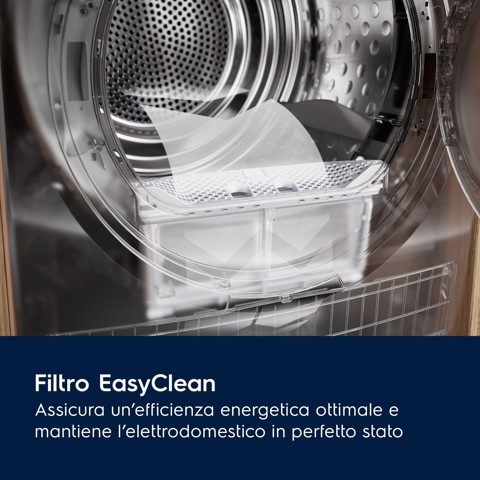 Electrolux EW6H1ZBG9C asciugatrice Libera installazione Caricamento frontale 9 kg Bianco, Nero