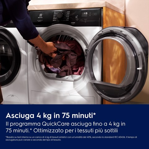Electrolux EW6HZ1C9 asciugatrice Libera installazione Caricamento frontale 9 kg Bianco