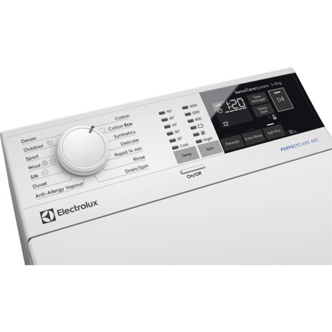 Electrolux EW6T634W lavatrice Caricamento dall'alto 6 kg 1251 Giri/min C Bianco