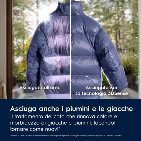 Electrolux EW7H4E10BY asciugatrice Libera installazione Caricamento frontale 10 kg Bianco, Nero
