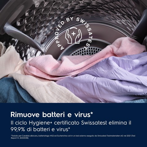 Electrolux EW7H4E10BY asciugatrice Libera installazione Caricamento frontale 10 kg Bianco, Nero