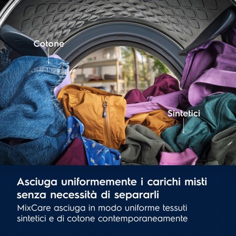 Electrolux EW7H59GY asciugatrice Libera installazione Caricamento frontale 9 kg Bianco