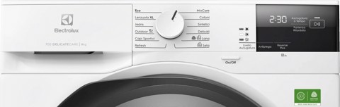 Electrolux EW7HBG28A asciugatrice Libera installazione Caricamento frontale 8 kg Bianco