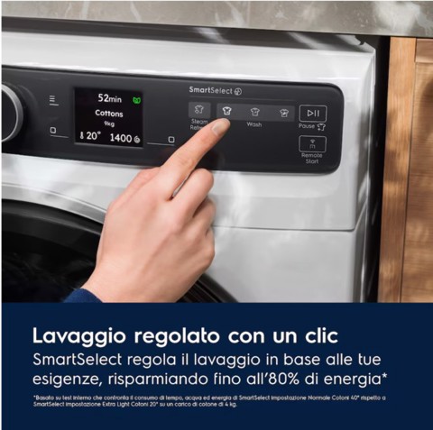 Electrolux EW9F710GCY lavatrice Caricamento frontale 10 kg 1400 Giri/min Bianco