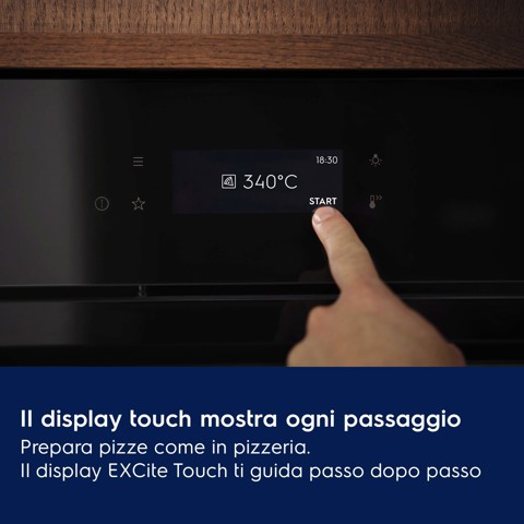 Electrolux FORNO INCASSO PIROLITICO - Pizza Expert CLASSE A++ 60 CM EOX8P08WH