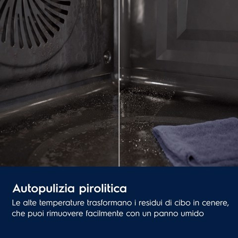 Electrolux Forno Incasso Pirolitico - Pizza Expert Classe A++ 60 Cm EOX8P08WH