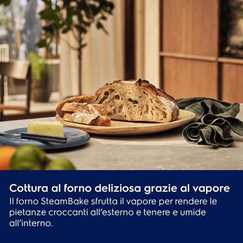 Electrolux Forno Incasso Steam Bake Classe A 60 Cm MADE IN ITALY EOD3H50TH