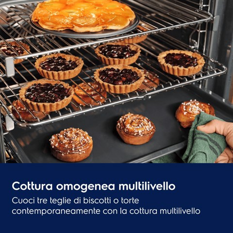 Electrolux Forno Incasso Steam Crisp (25%Vapore) Classe A 60 Cm MADE IN ITALY LOC5H40X2
