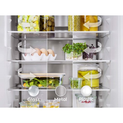 Electrolux FRIGORIFERO COMBINATO MULTIFLOW CLASSE D ENA7CD19S