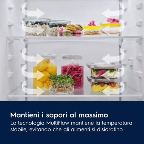 Electrolux Frigorifero Combinato Multiflow Classe E LNT6ME46X3