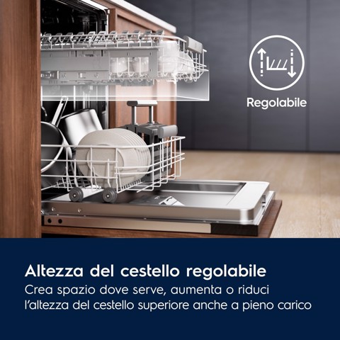 Electrolux Lavastoviglie Incasso 60 Cm - Int. Totale 13 Coperti Classe D 46 Dba E52LD110S