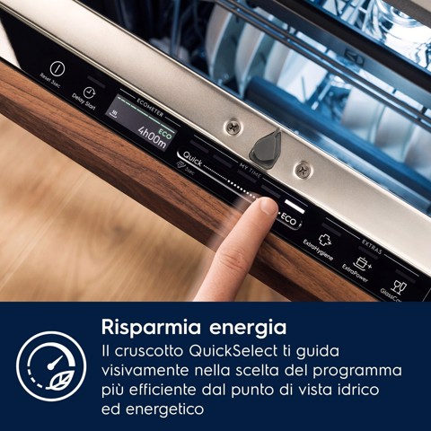 Electrolux Lavastoviglie Incasso 60 Cm - Int. Totale 14 Coperti Classe A 42 Dba MADE IN ITALY E72LA200P