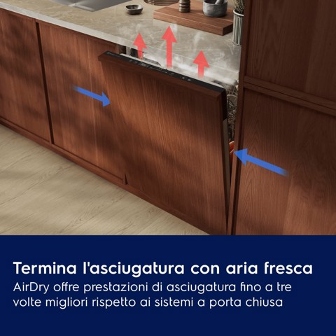 Electrolux Lavastoviglie Incasso 60 Cm - Int. Totale 14 Coperti Classe C 44 Dba E52LC202S