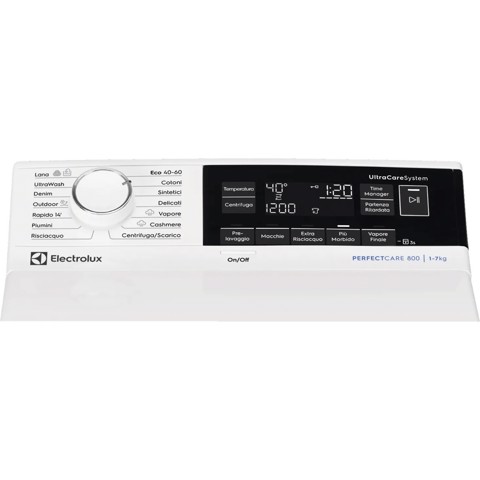 Electrolux Lavatrice Carica Alto 7 Kg Classe A 1300 Giri EW8T337A MADE IN EUROPE