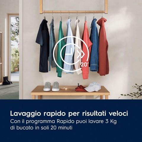 Electrolux Lavatrice Carica Frontale 10 Kg Classe A 1400 Giri EW6F110G MADE IN EUROPE