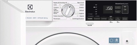 Electrolux LAVATRICE INCASSO WD 7+4 KG CLASSE D/B 1600 GIRI EW7W84BDBI MADE IN ITALY