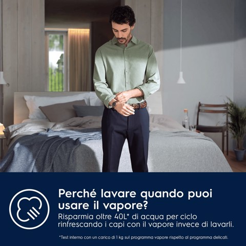 Electrolux Lavatrice Incasso Wd 7+4 Kg Classe D/B 1600 Giri MADE IN ITALY EW7W84BDBI