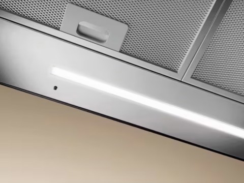 Electrolux LFT826X Cappa aspirante a parete Nero, Acciaio inox A 730 m³/h