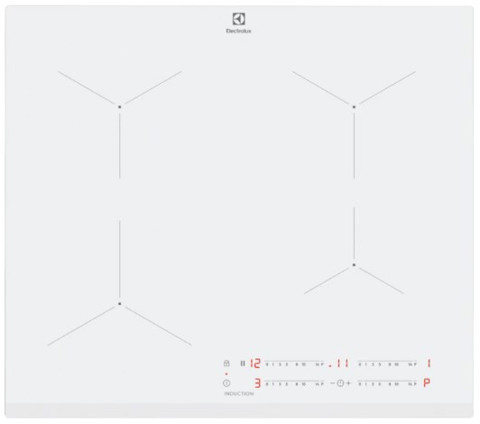 Electrolux LIL61443BW Bianco Da incasso 59 cm Piano cottura a induzione 4 Fornello(i)