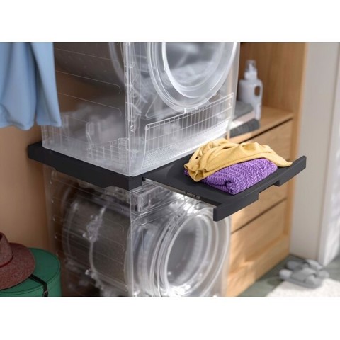 Electrolux N1WYHSK6 Stacking kit with pull out shelf dark grey