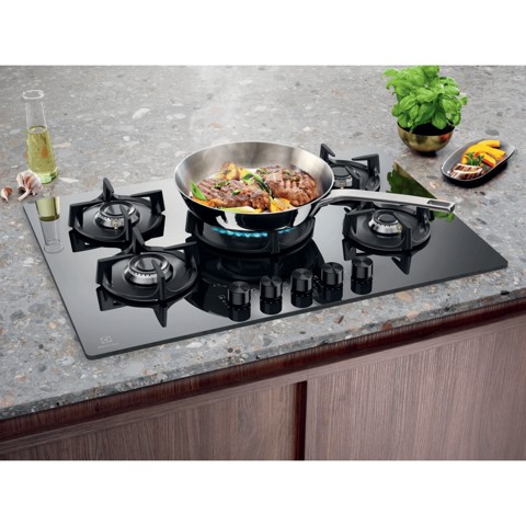 Electrolux Piano Gas Comandi Frontali 75 Cm EGG75372M