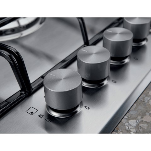 Electrolux Piano Gas Comandi Frontali 75 Cm MADE IN ITALY EGS7534X