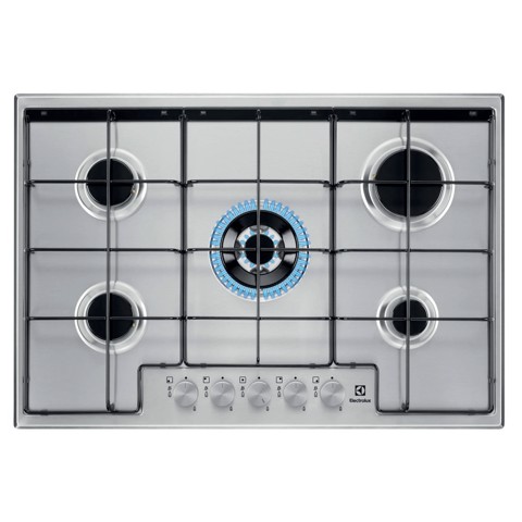 Electrolux Piano Gas Comandi Frontali 75 Cm MADE IN ITALY EGS7534X