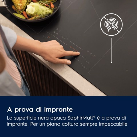Electrolux Piano Induzione Sense Boil Saphirmatt 60 Cm KIS62453IZ MADE IN EUROPE